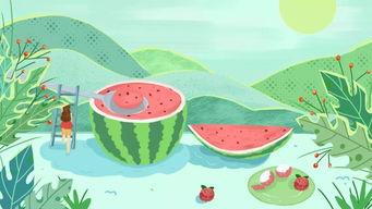 夏日吃瓜小绿衣,小绿衣瓜果盛宴